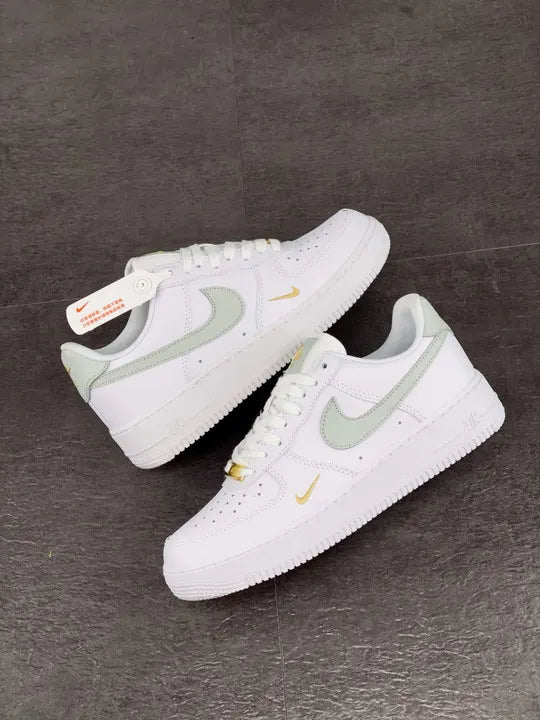Nike Air Force 1 White Mint Gold