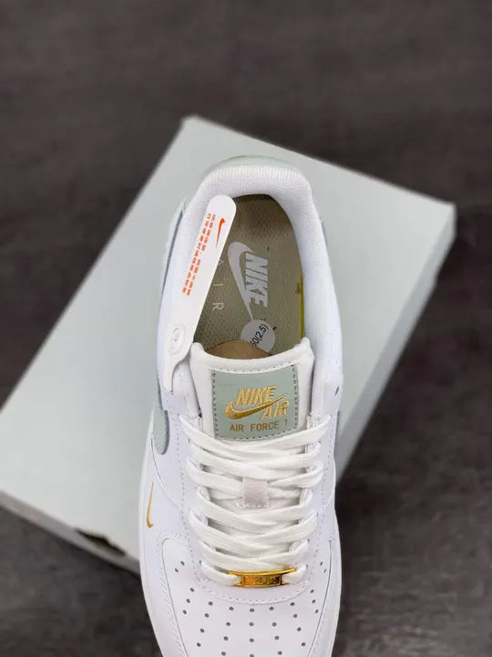 Nike Air Force 1 White Mint Gold - Hình 5