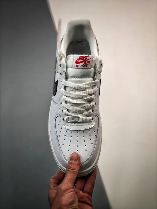 Nike AF1 White Black Swoosh - Hình 6