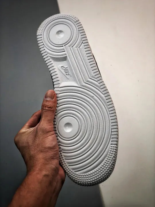 Nike AF1 White Black Swoosh - Hình 7