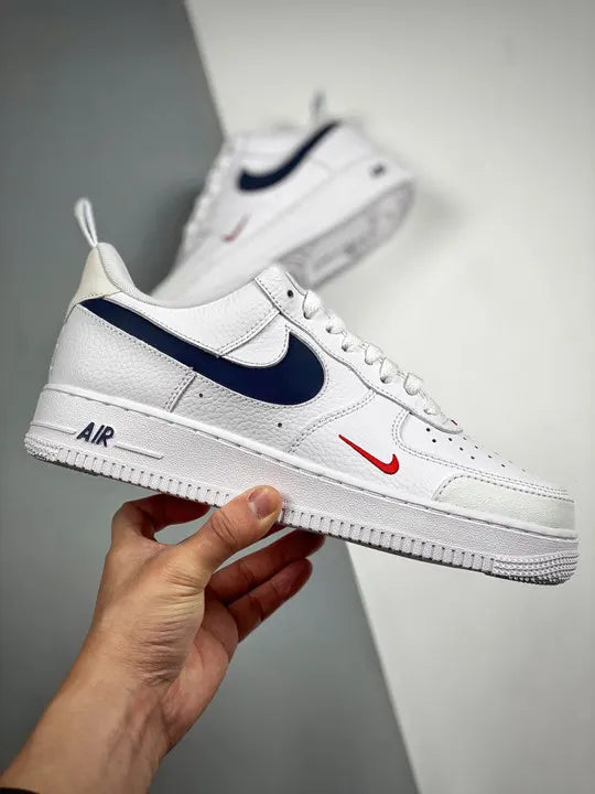 white navy Nike Air Force 1 LV8 - Hình 2