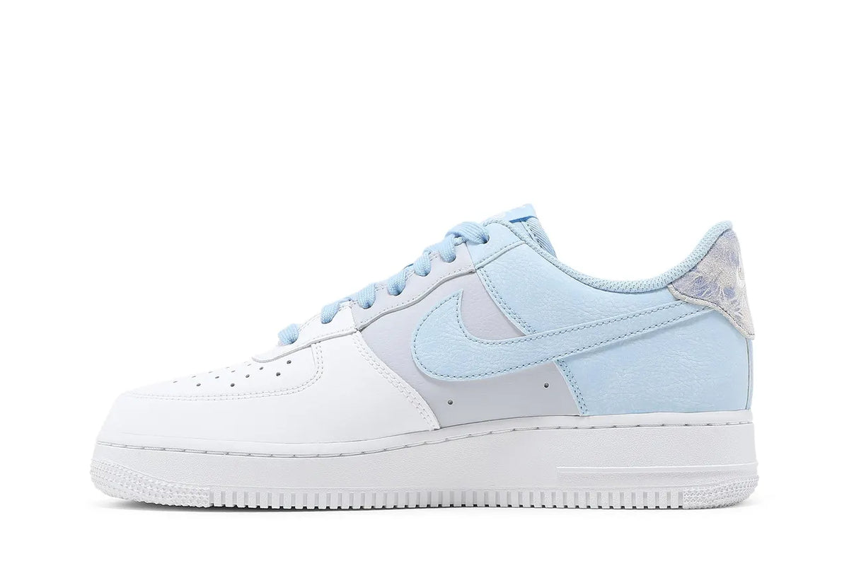 Nike Air Force 1 White/Blue Women - Hình 3
