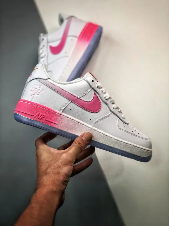 Nike AF1 White Pink Gradient - Hình 2