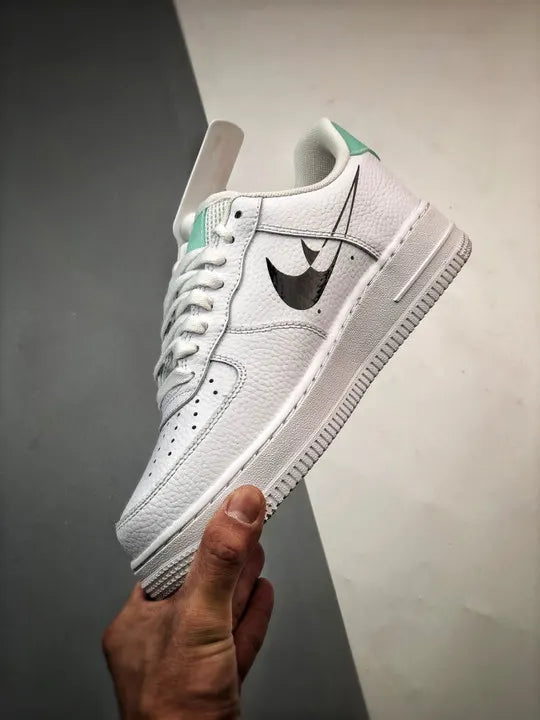 premium Nike Air Force 1 White Teal - Hình 5