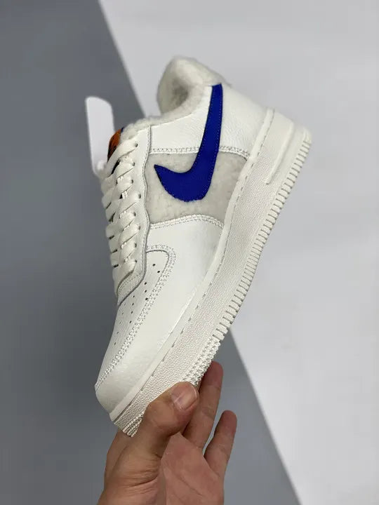 Nike White Blue Fur - Hình 4