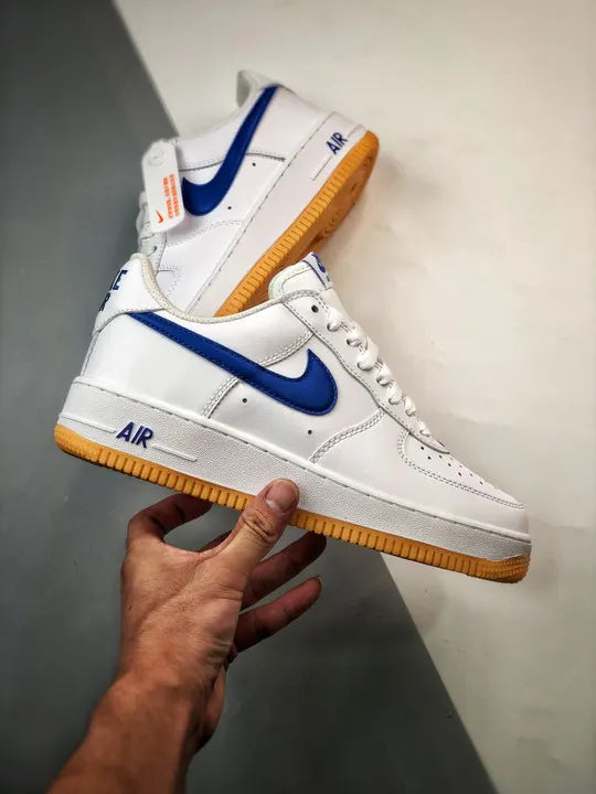 Nike AF1 White Blue Gum - Hình 2