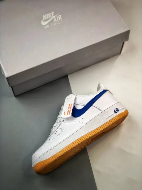 Nike AF1 White Blue Gum - Hình 3