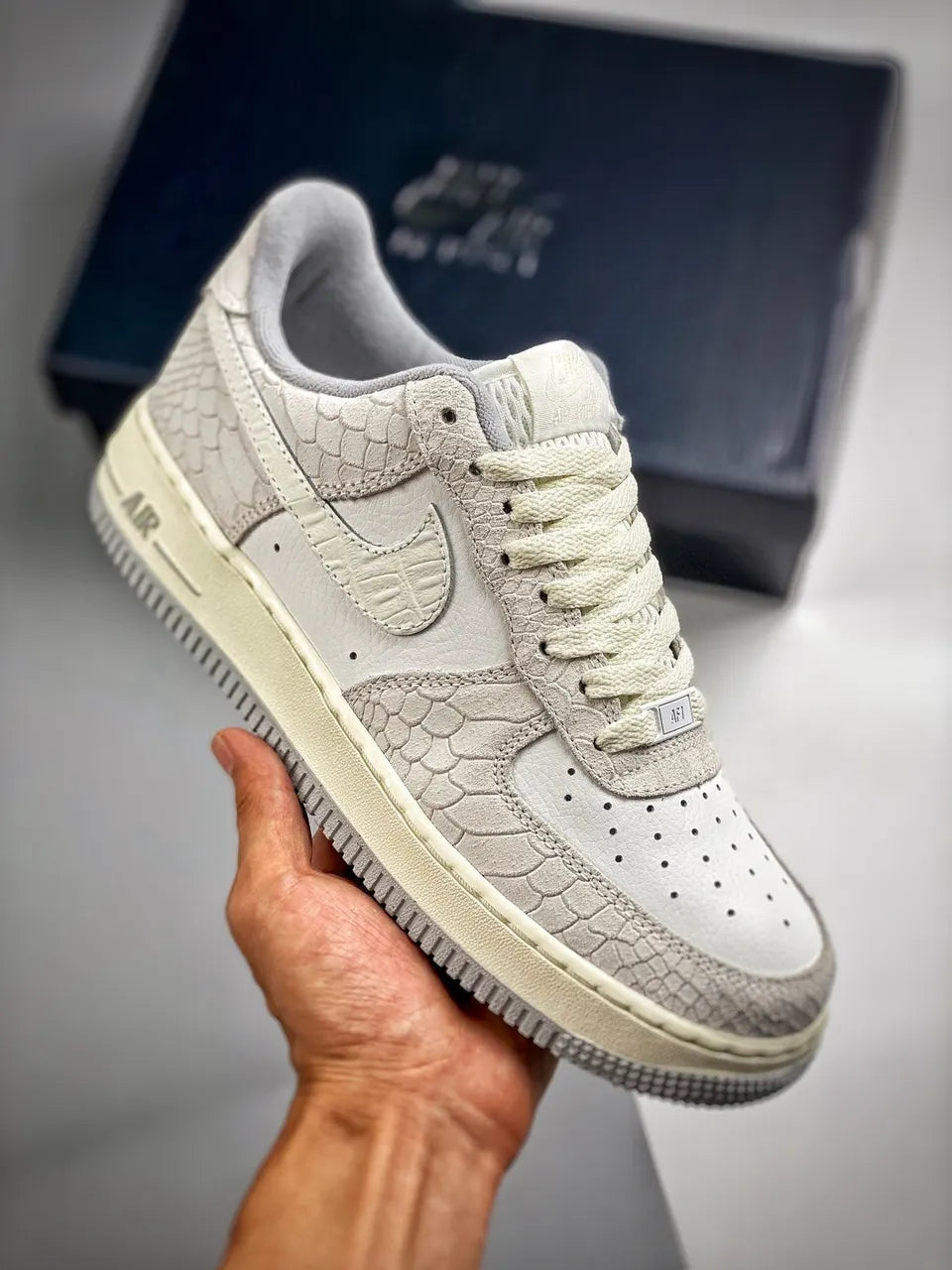 Nike Air Force 1 Cream Snake