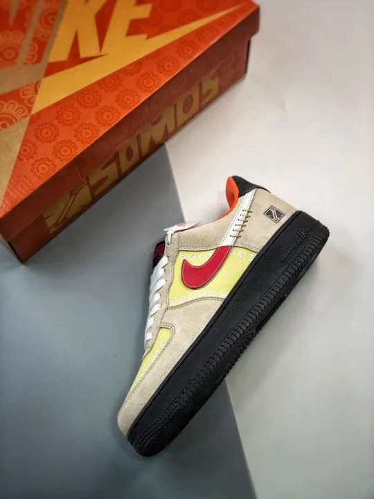 Nike Air Force 1 Lemon Suede - Hình 3