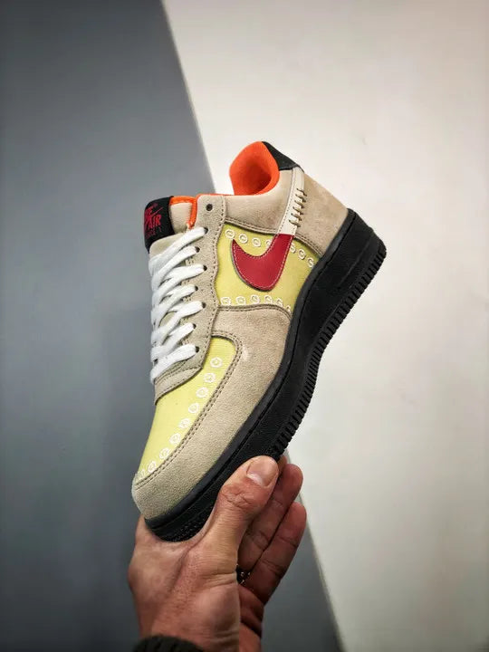 Nike Air Force 1 Lemon Suede - Hình 5