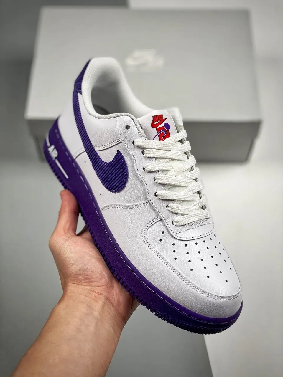 Nike AF1 White Purple