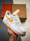 Nike White Orange Air Force 1