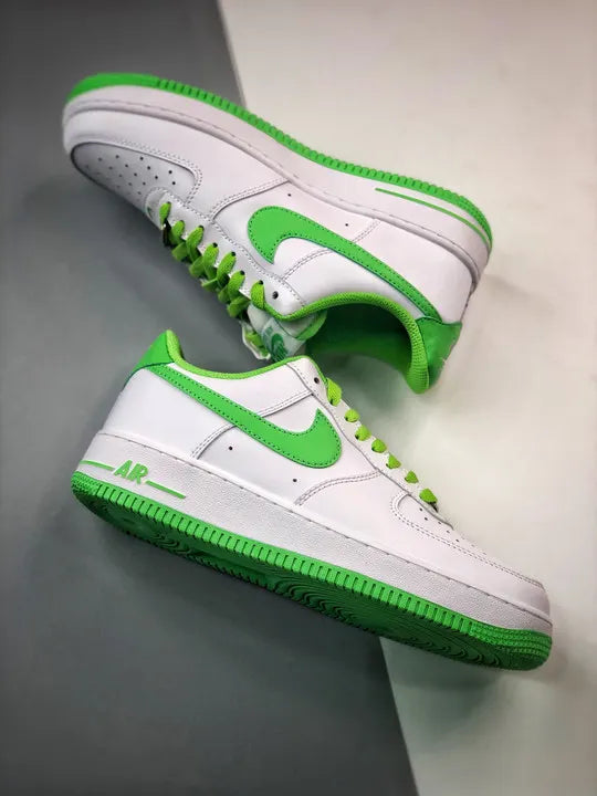 iconic Nike Air Force 1 White Green - Hình 4