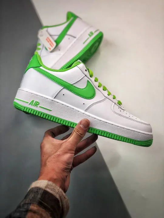iconic Nike Air Force 1 White Green - Hình 2
