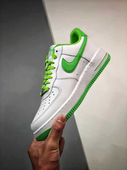 iconic Nike Air Force 1 White Green - Hình 5