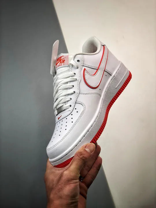 Nike Air Force 1 White Red classic - Hình 5
