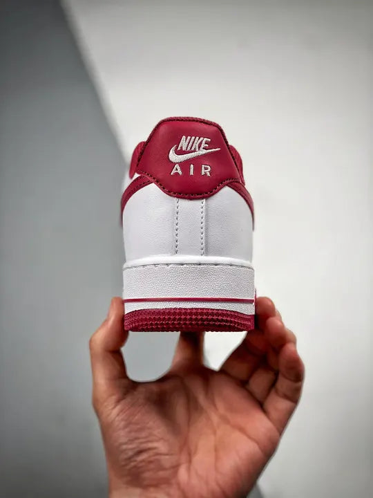 Nike Air Force White Red - Hình 7