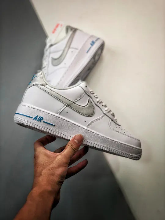 classic Nike Air Force 1 White Blue - Hình 2