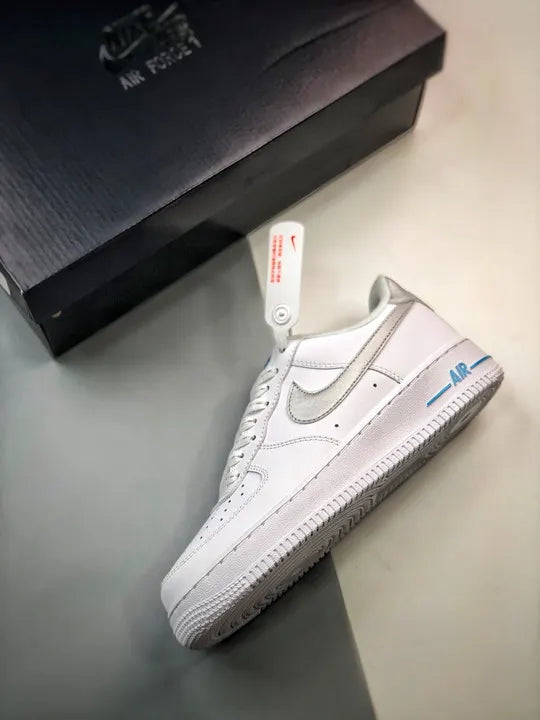 classic Nike Air Force 1 White Blue - Hình 3
