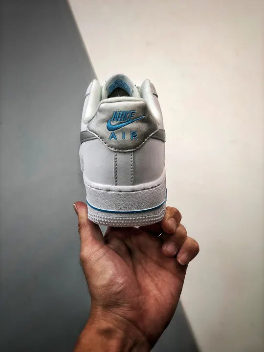 classic Nike Air Force 1 White Blue - Hình 7