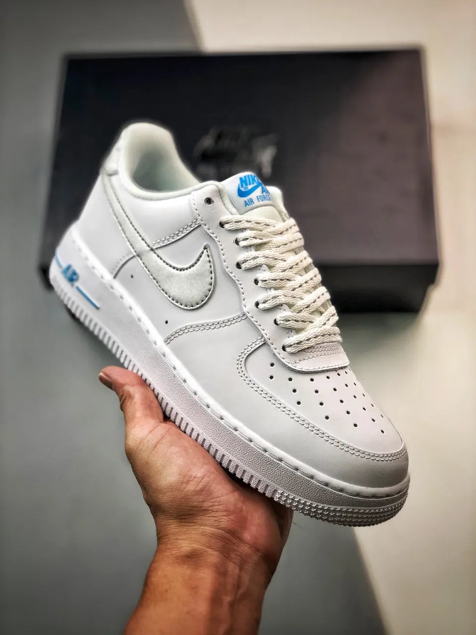 classic Nike Air Force 1 White Blue
