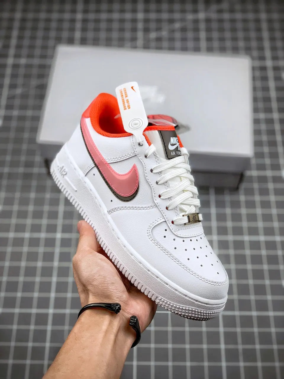 Nike Air Force 1 White Coral