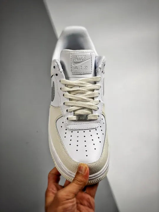 Nike Air Force 1 White/Silver - Hình 6