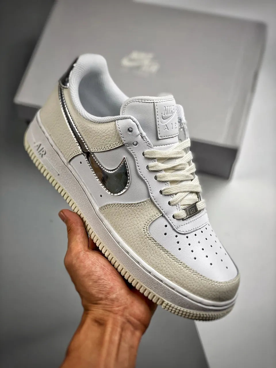 Nike Air Force 1 White/Silver