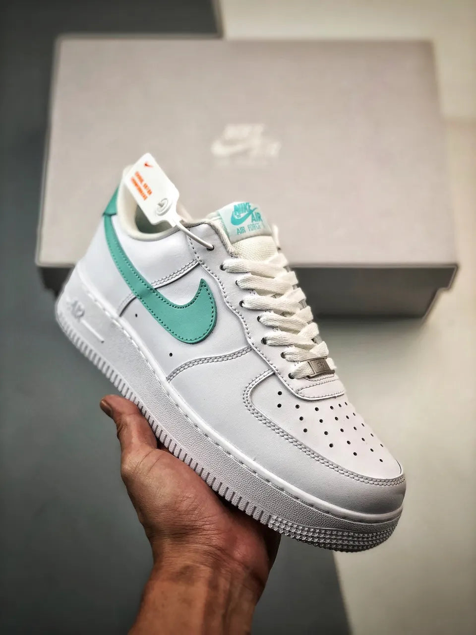 Nike AF1 White Teal