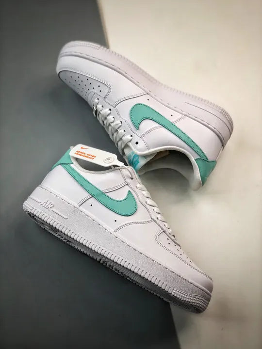 Nike AF1 White Teal - Hình 4