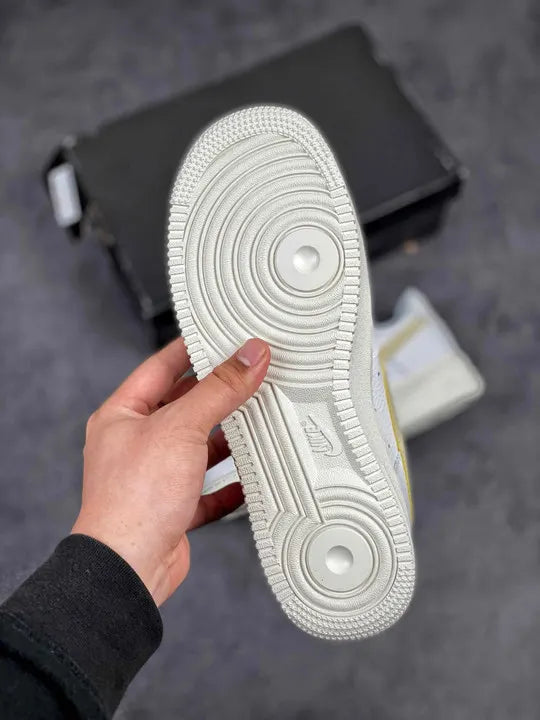 Nike White Tan Air Force - Hình 7