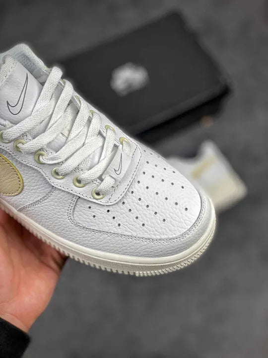 Nike White Tan Air Force - Hình 5