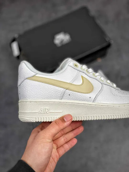 Nike White Tan Air Force - Hình 8