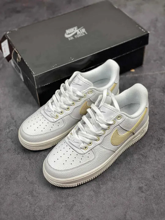 Nike White Tan Air Force - Hình 4