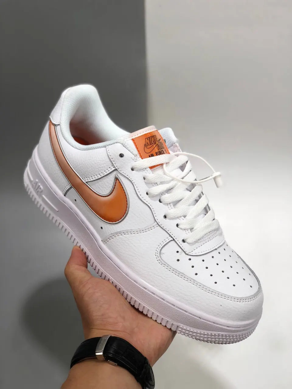 Nike Air Force 1 White Orange