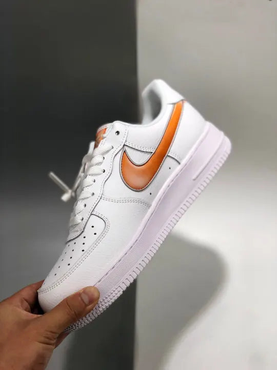 Nike Air Force 1 White Orange - Hình 3
