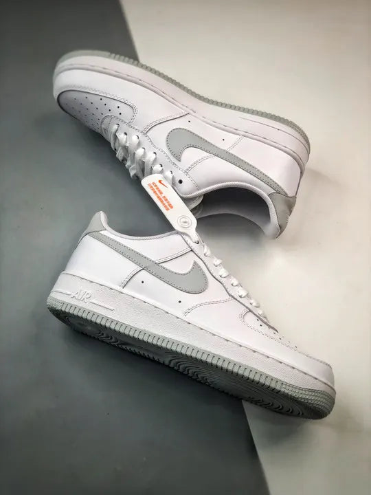 Nike Air Force 1 White/Grey - Hình 4