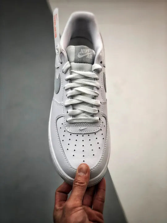Nike Air Force 1 White/Grey - Hình 6