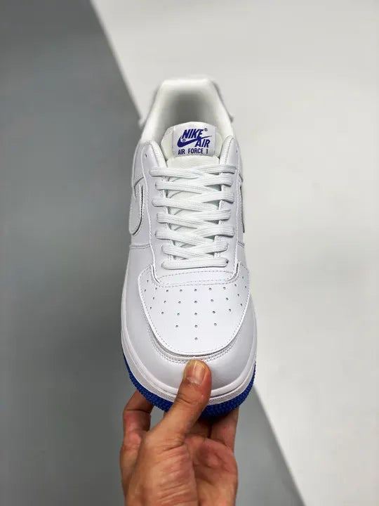 iconic Nike Air Force 1 White Blue - Hình 6