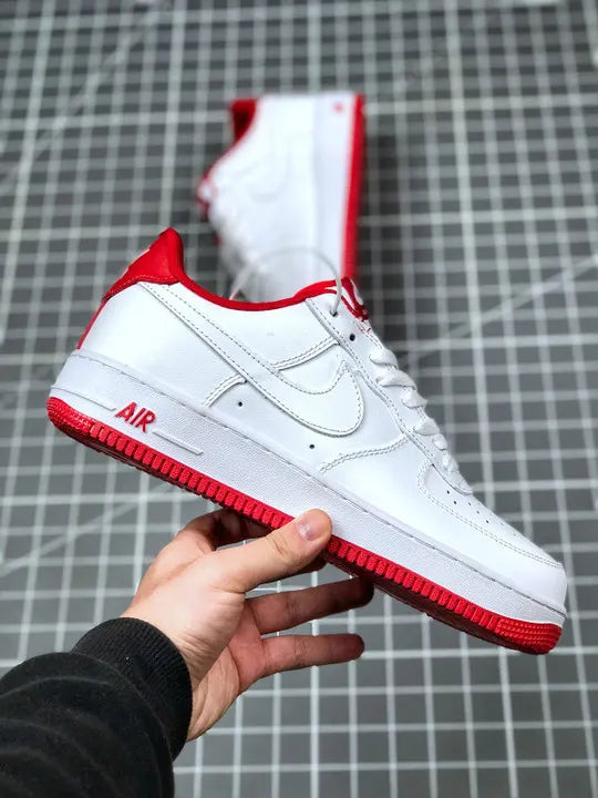 Nike Air Force 1 White Red classic - Hình 4
