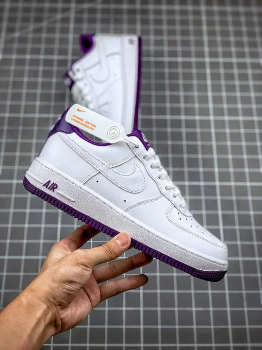 Nike Air Force 1 White Purple - Hình 8