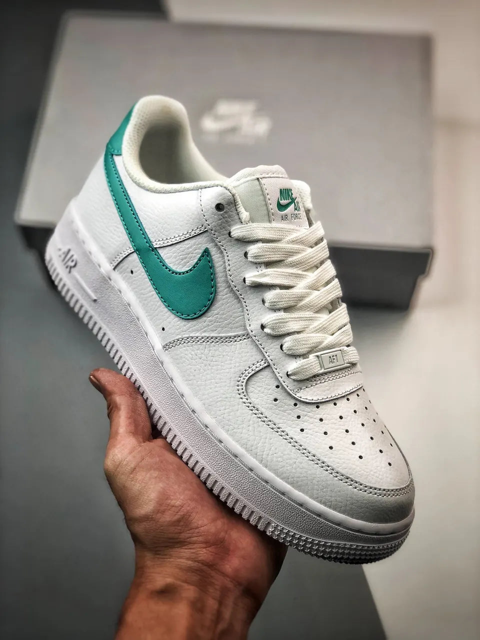Nike Air Force 1 White Teal