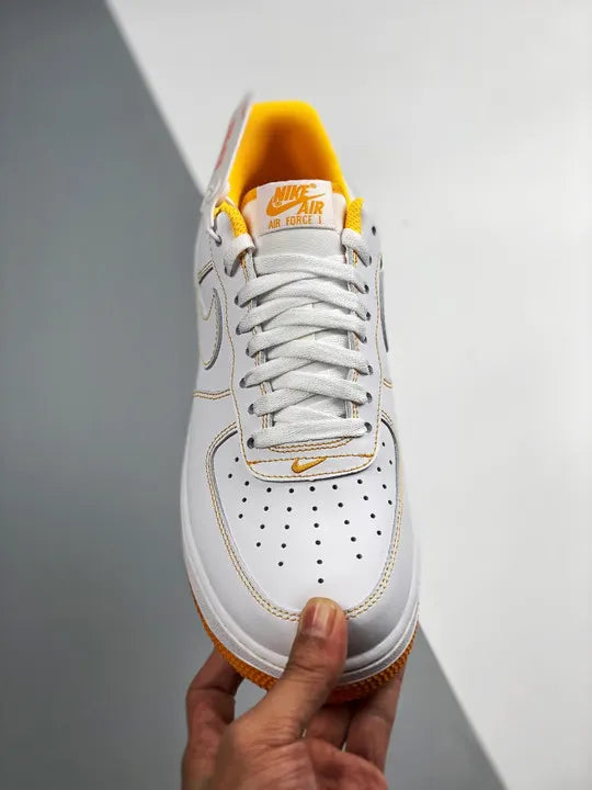 air Nike AF1 White Gold - Hình 2