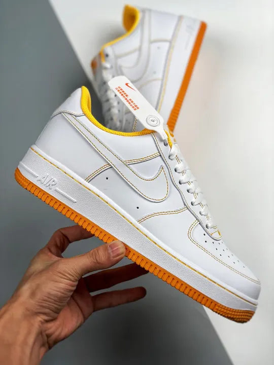 air Nike AF1 White Gold - Hình 3