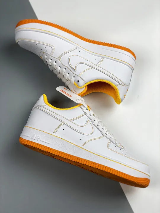 air Nike AF1 White Gold - Hình 4