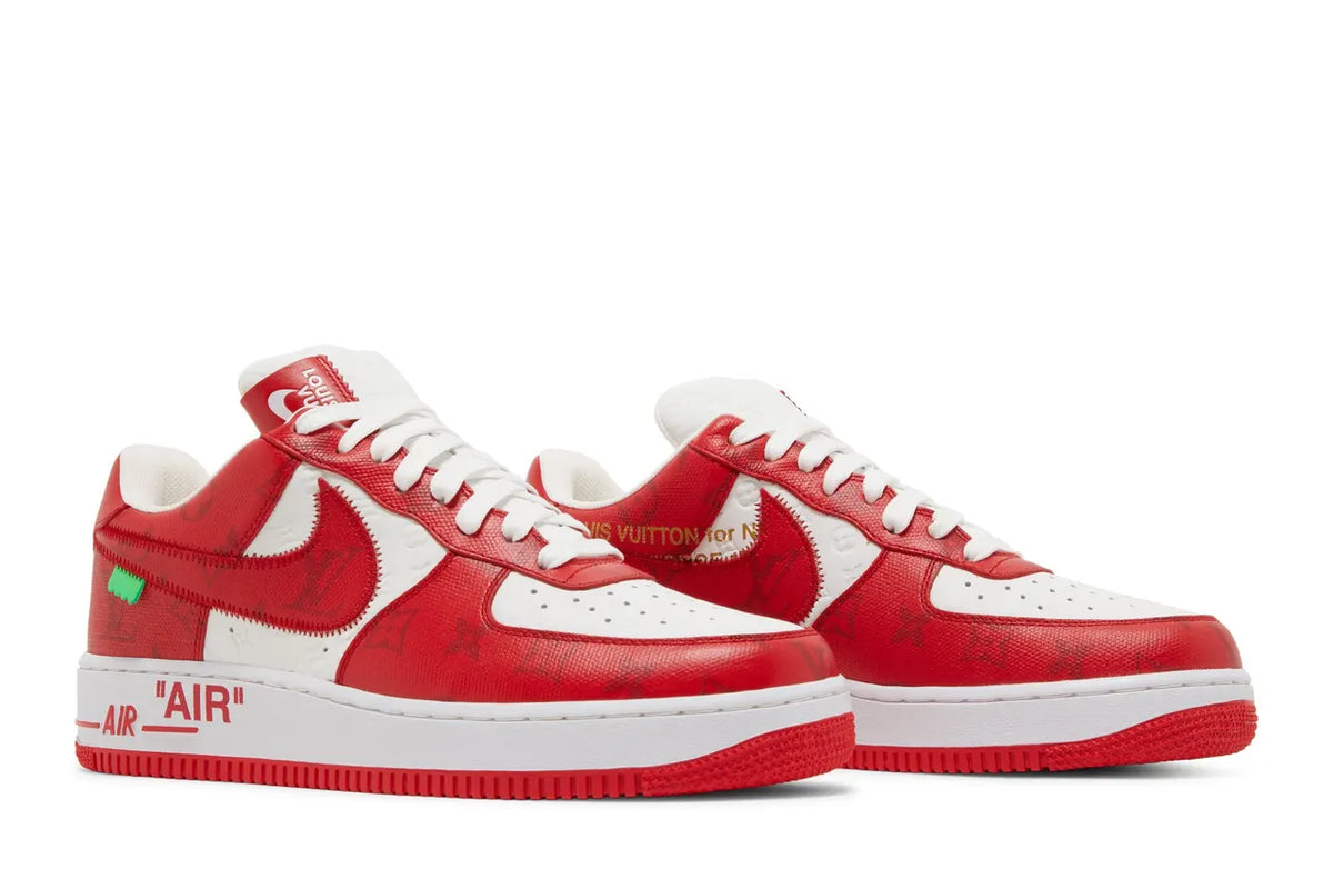 Louis Vuitton Nike AF1 Red - Hình 6