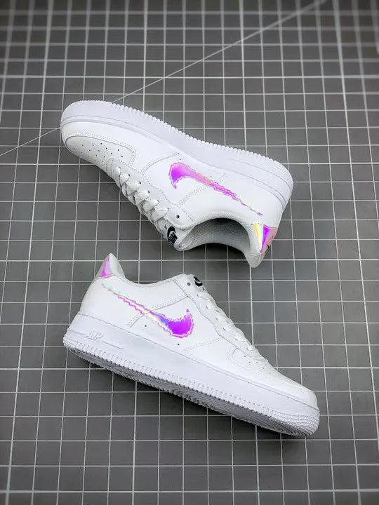 Nike White Iridescent Sneakers - Hình 5