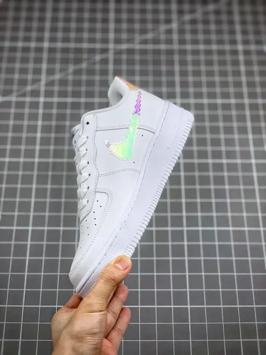 Nike White Iridescent Sneakers - Hình 6