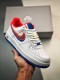 Nike Air Force 1 White Red Blue