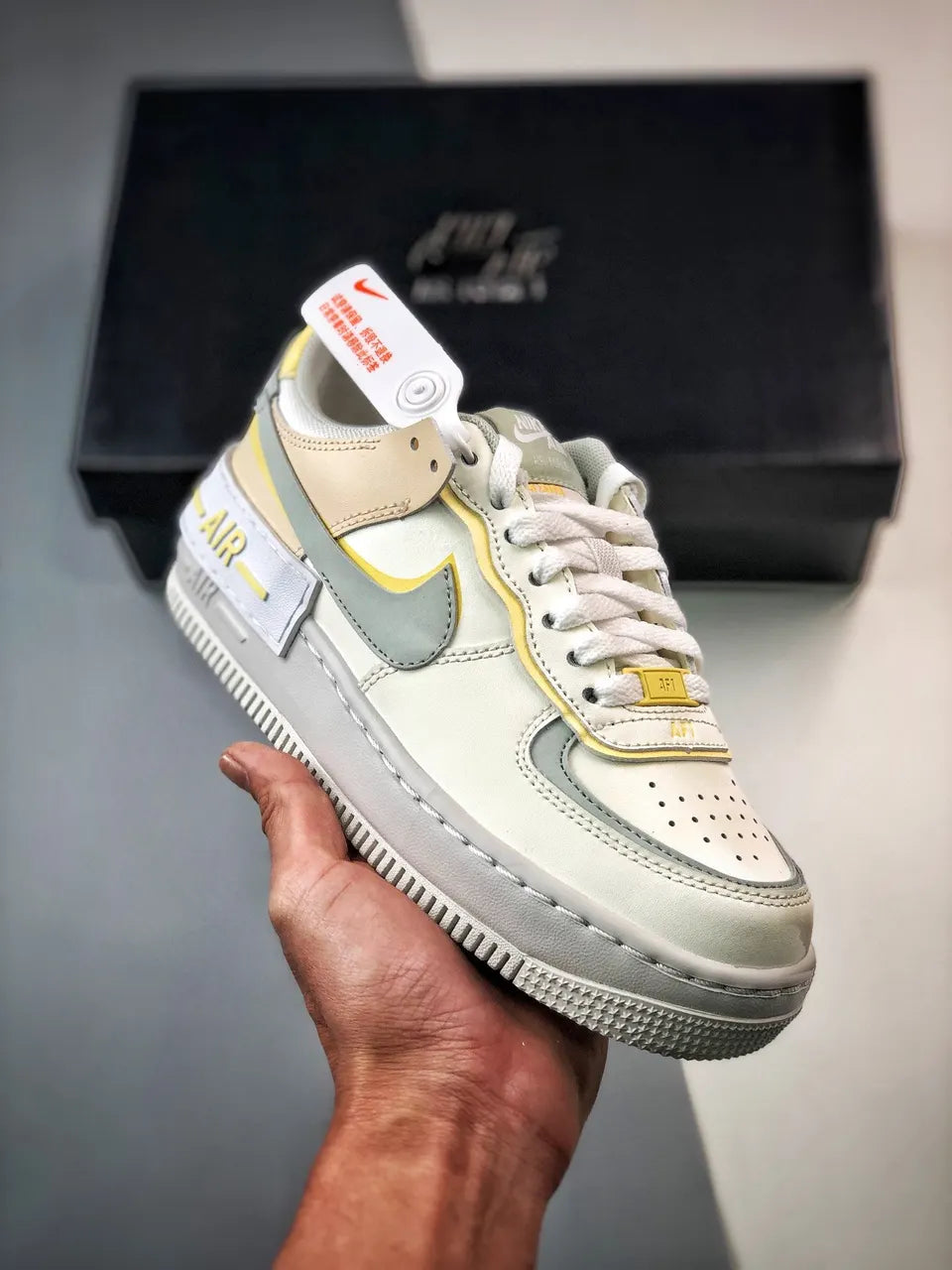 Nike AF1 Shadow Cream Yellow